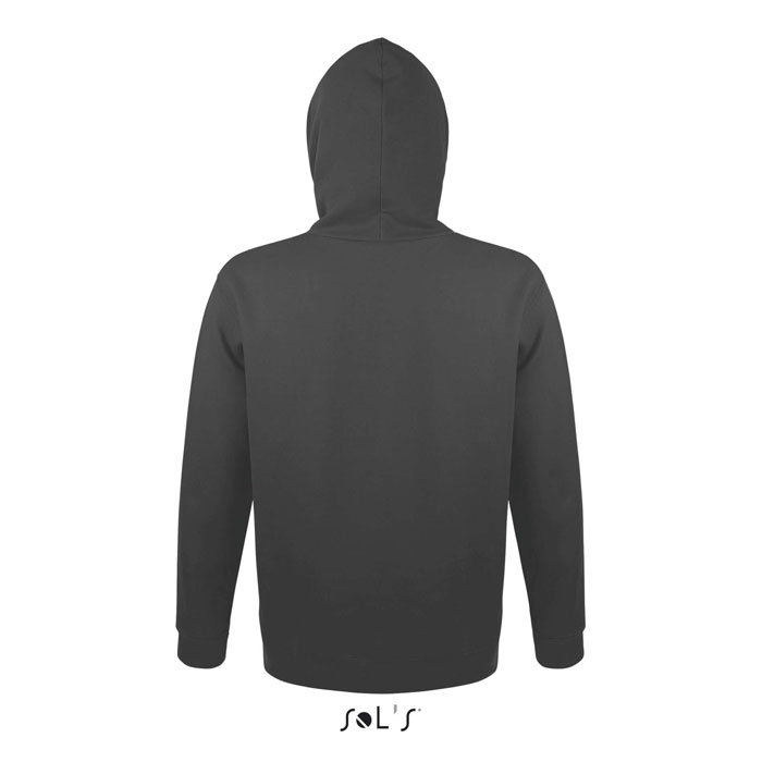 Sweat à capuche noir vue arrière