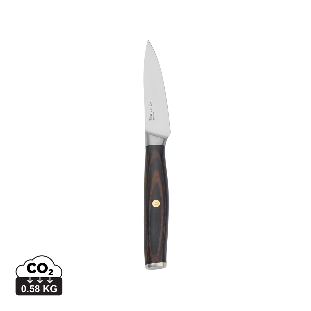 Couteau de cuisine lame acier manche bois