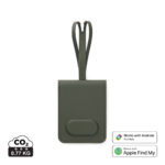 Étiquette bagage verte compatible Apple et Android