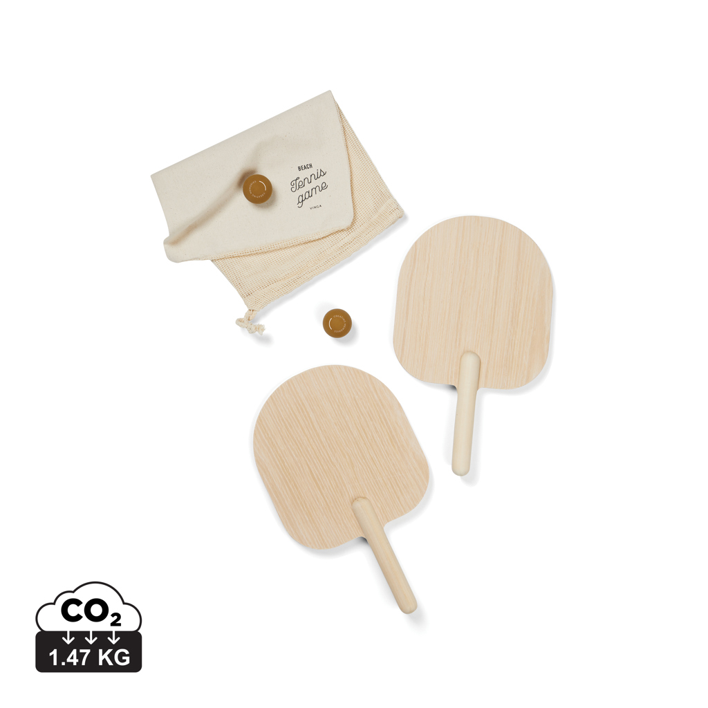 Raquettes de beach tennis en bois