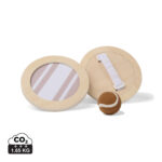Raquettes de plage en bois et balle