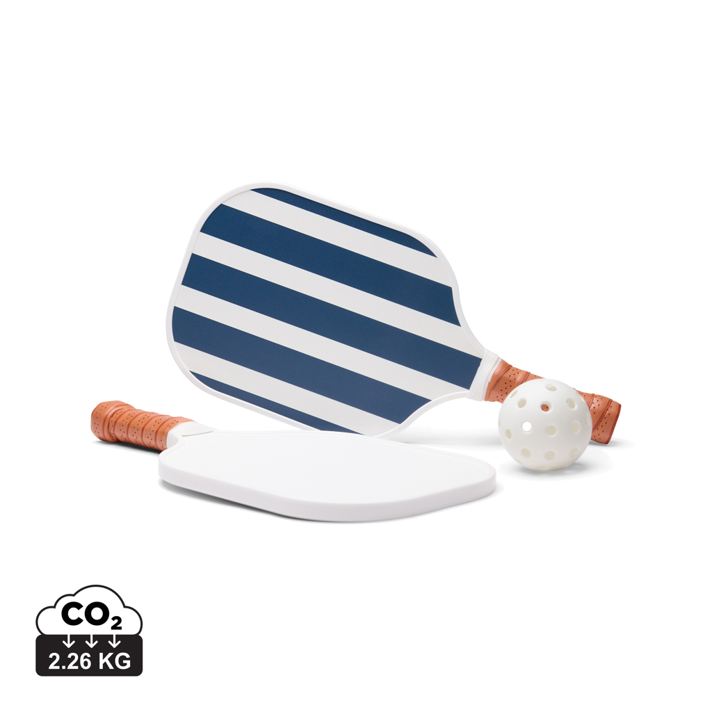 Raquettes de pickleball et balle perforée