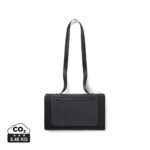 Sac à bandoulière noir minimaliste avec poche zippée