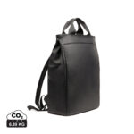 Sac à dos noir minimaliste en cuir
