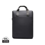 Sac à dos noir minimaliste avec poignée supérieure