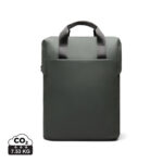 Sac à dos vert minimaliste avec poignées noires