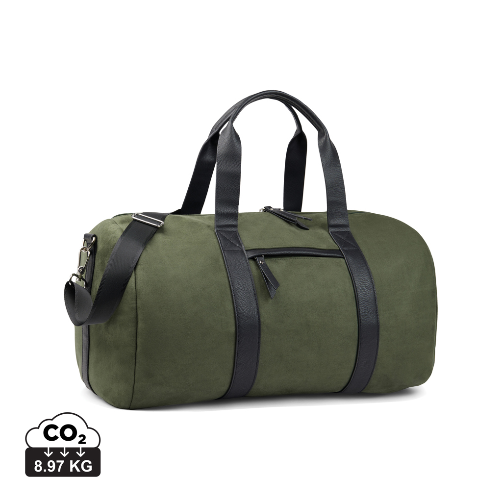 Sac de voyage vert avec bandoulière noire