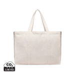 Grand sac cabas en toile beige