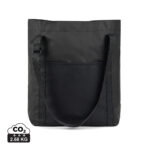 Sac cabas noir avec poche avant