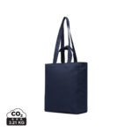 Sac cabas bleu marine avec longues anses