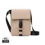 Sac bandoulière beige avec sangle noire