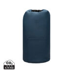 Sac cylindrique bleu avec fermeture enroulable