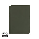 Portefeuille en cuir vert minimaliste