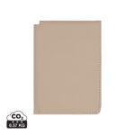 Portefeuille beige en cuir minimaliste