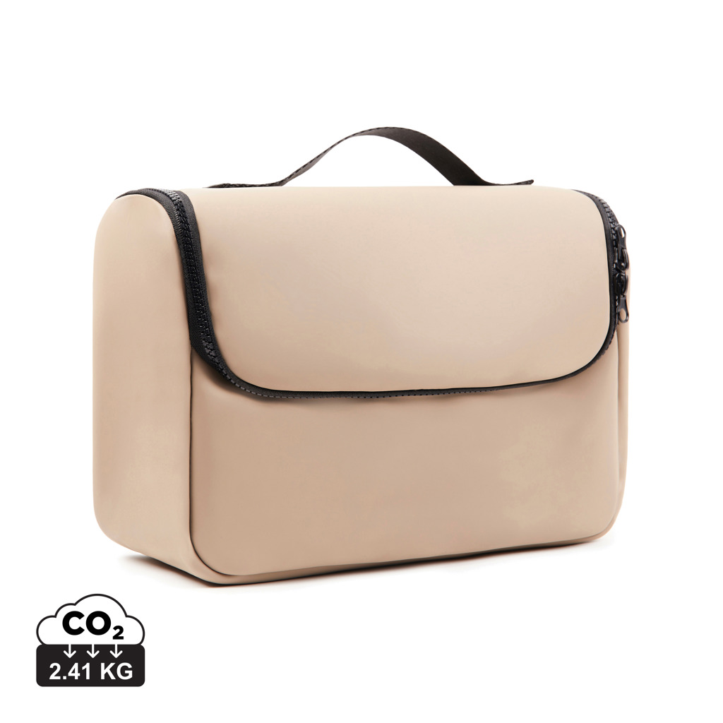 Sac isotherme beige avec poignée noire