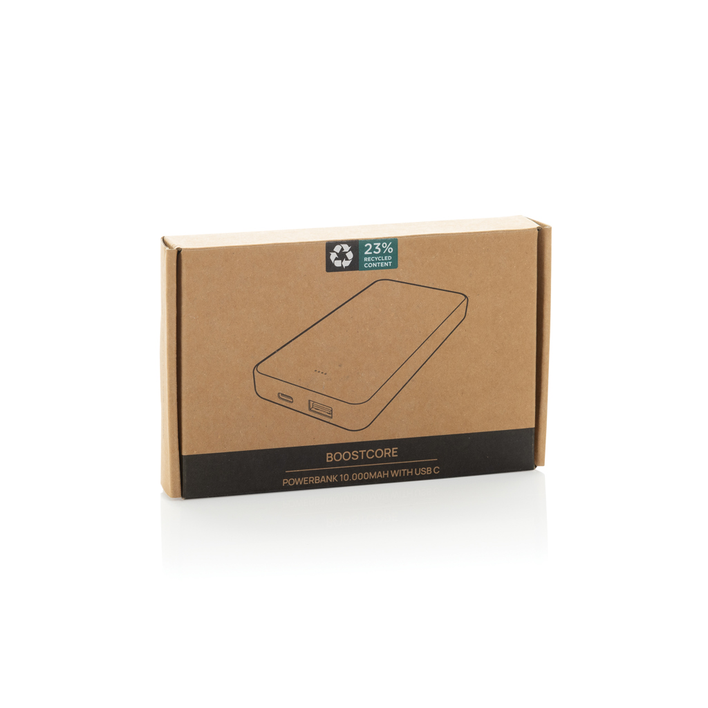Boîte powerbank 10000 mAh USB-C recyclée