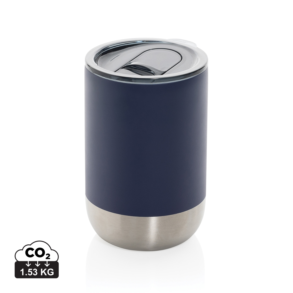 Gobelet isotherme bleu en acier inoxydable