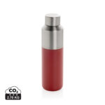 Bouteille réutilisable rouge en acier inoxydable