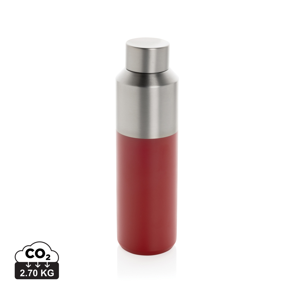 Bouteille réutilisable rouge en acier inoxydable