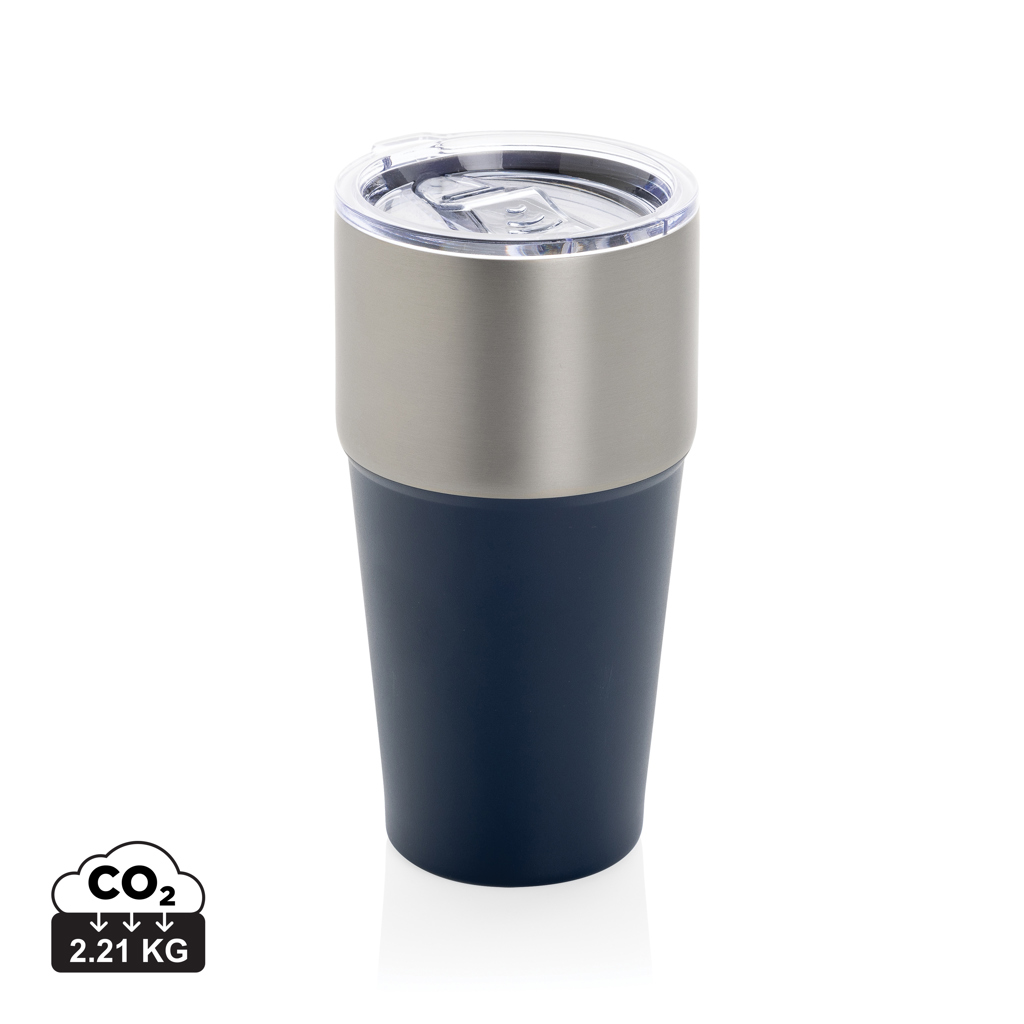 Gobelet isotherme en acier inoxydable bleu marine