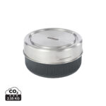Boîte repas inox avec base noire antidérapante