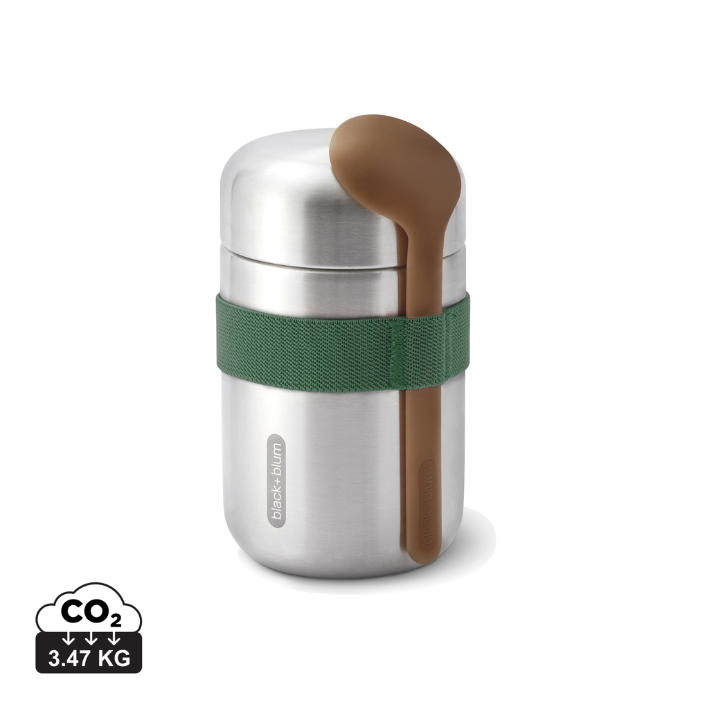 Boîte repas inox avec cuillère intégrée