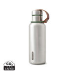 Gourde en acier inoxydable avec sangle cuir