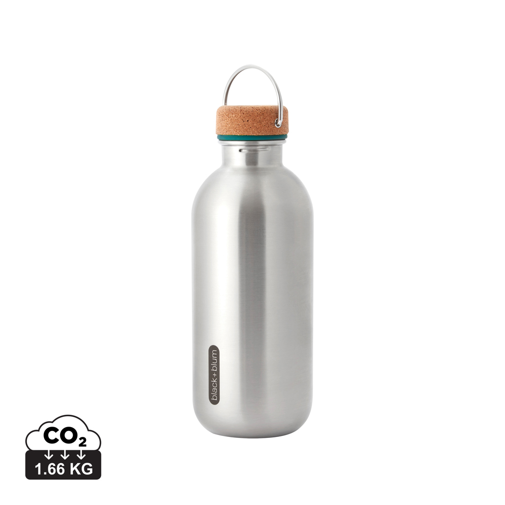 Gourde inox avec bouchon en liège