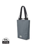 Sac cabas gris à anses noires