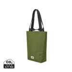 Sac cabas vert avec anses noires