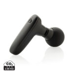 Pistolet de massage noir sur fond blanc