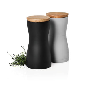 Deux moulins sel et poivre design bois