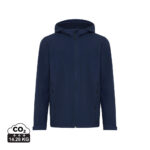 Veste à capuche bleu marine zippée