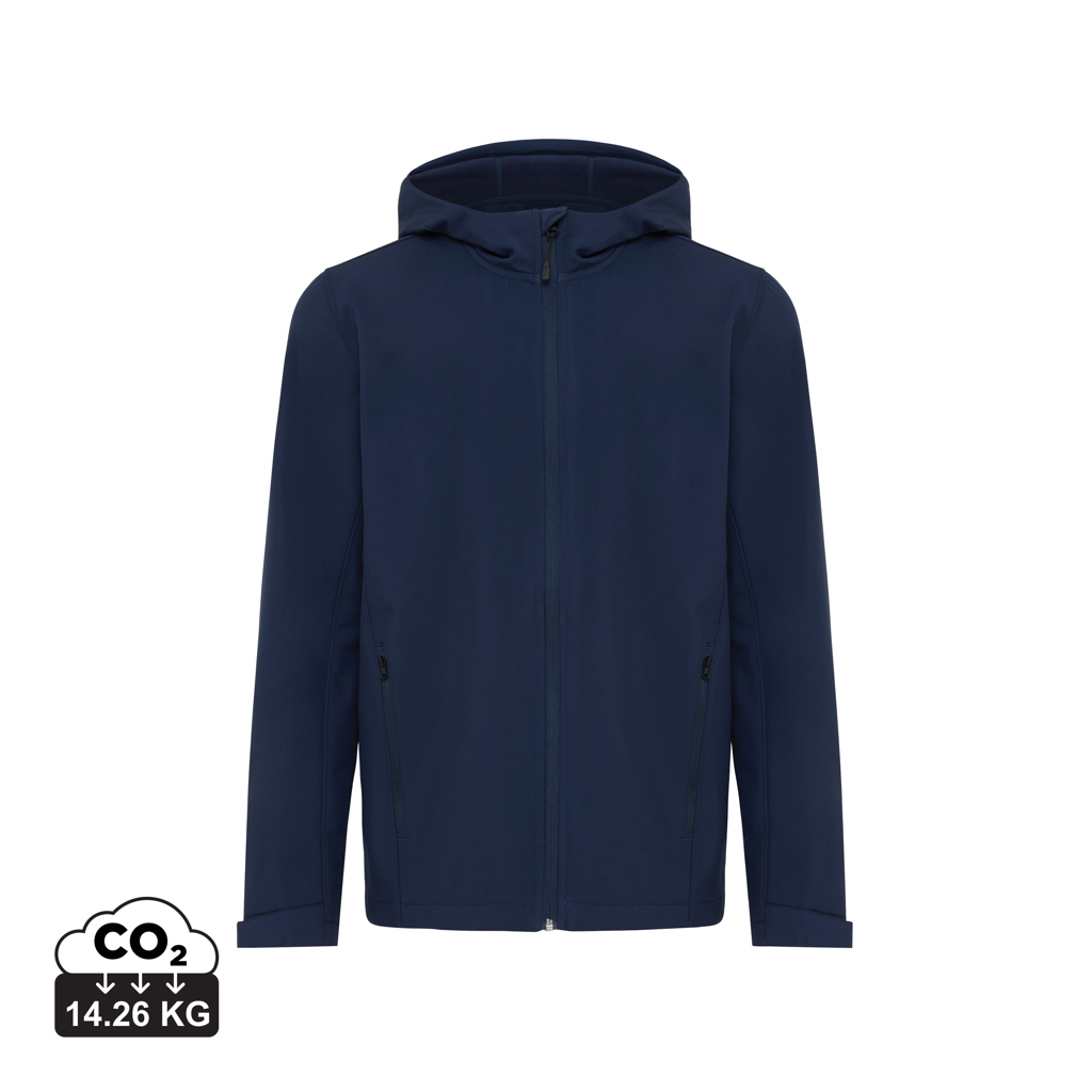 Veste à capuche bleu marine zippée