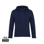 Veste bleu marine à capuche zippée