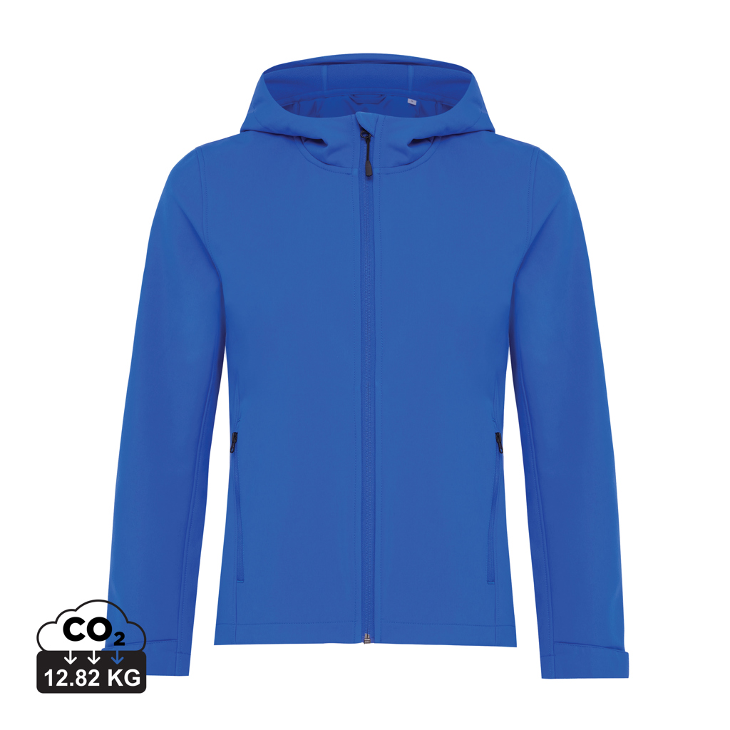 Veste à capuche bleue zippée