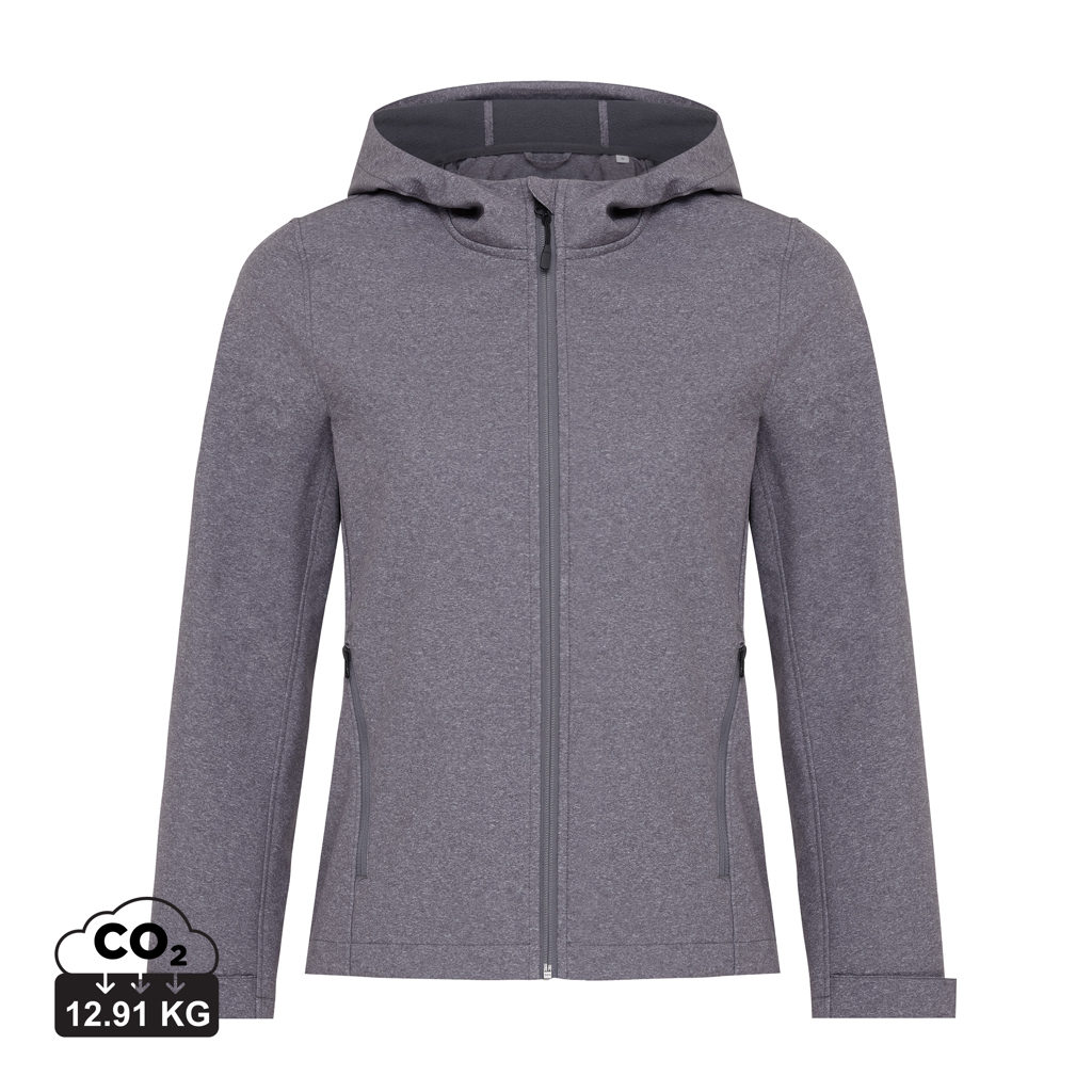 Veste grise zippée à capuche
