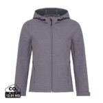 Veste à capuche grise zippée