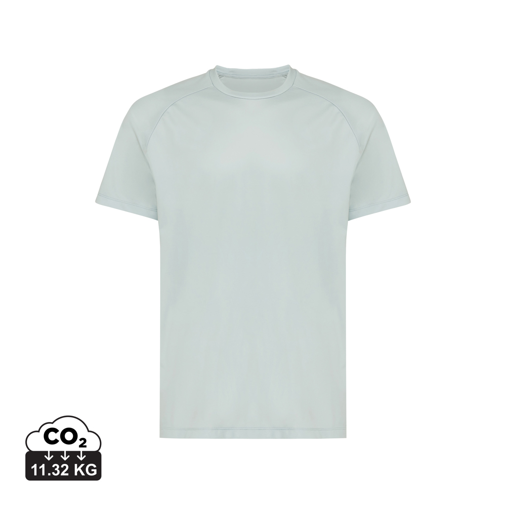T-shirt vert clair manches courtes uni