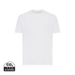 T-shirt blanc uni avec indicateur CO2