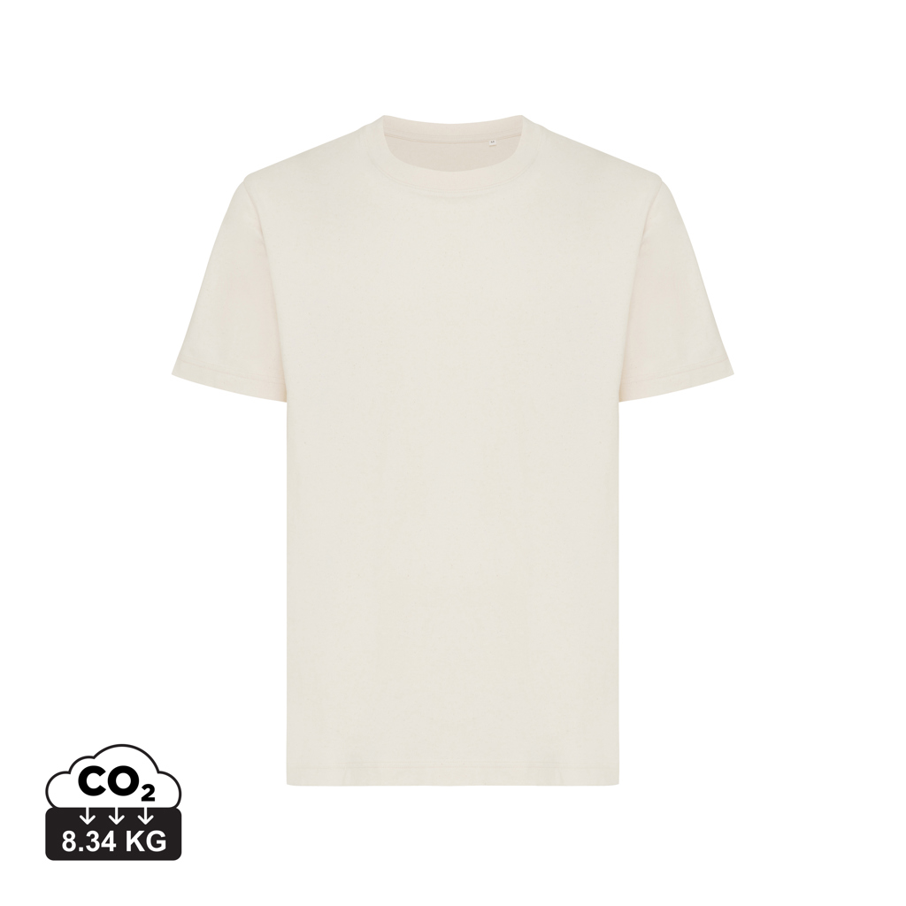 T-shirt beige uni avec indicateur CO2 8,34 kg