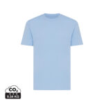 T-shirt bleu clair uni à manches courtes