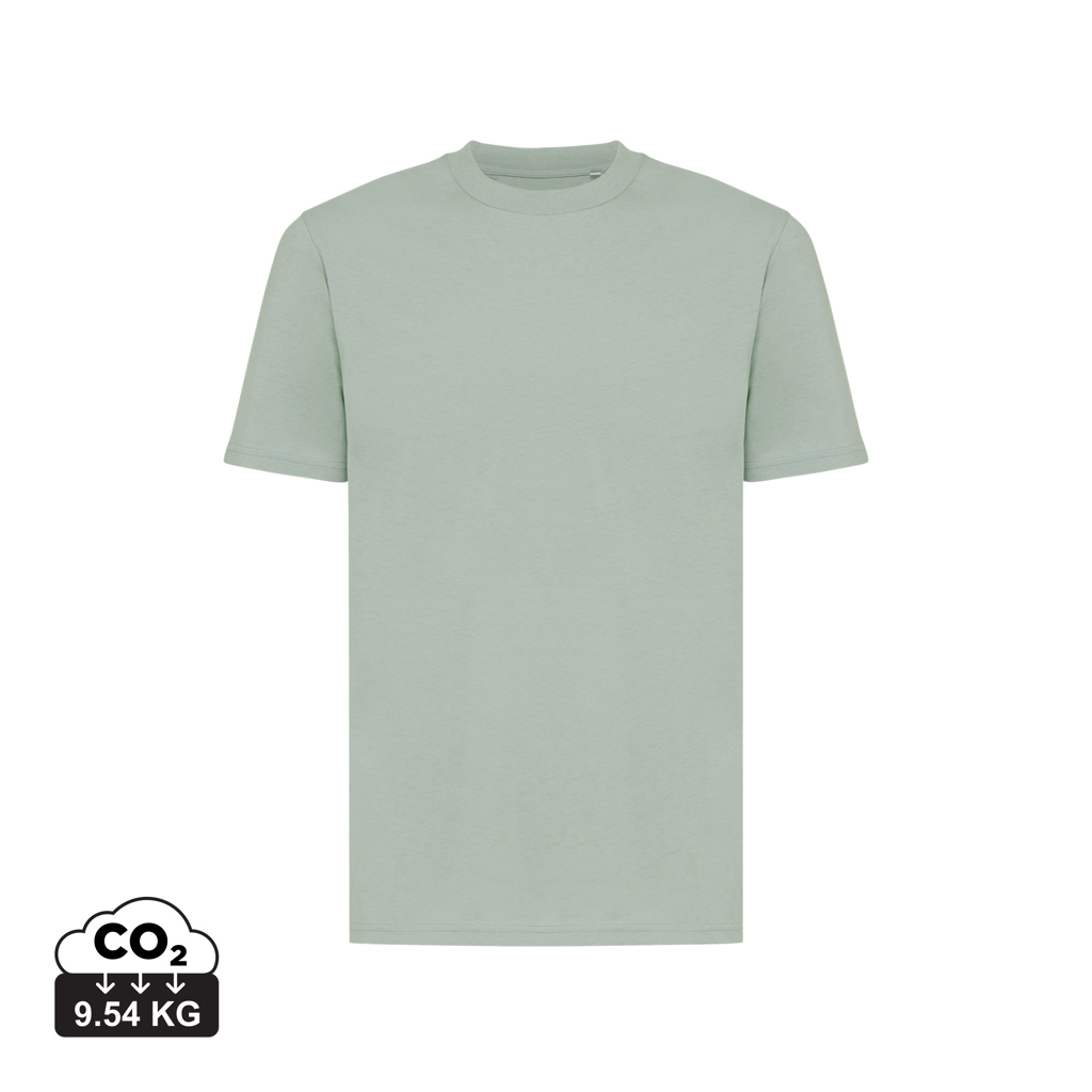 T-shirt vert sauge uni à manches courtes