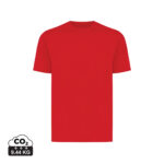T-shirt rouge uni avec indication CO2 9,44 kg