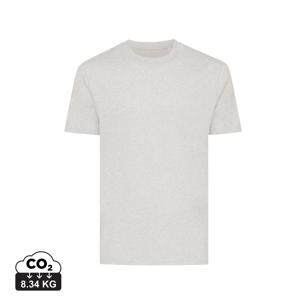 T-shirt gris clair uni vue de face