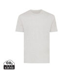 T-shirt gris clair uni sur fond blanc