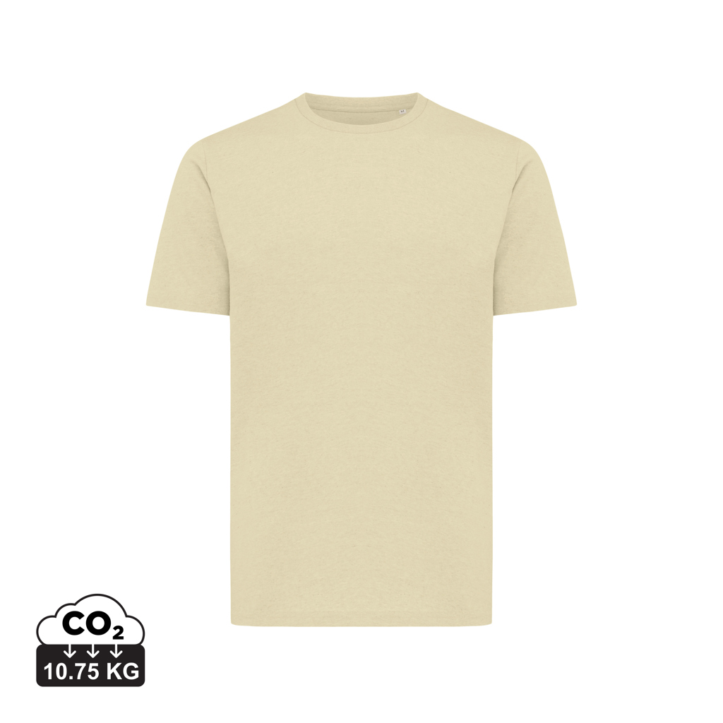 T-shirt beige uni avec indication CO2