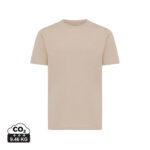 T-shirt beige uni à manches courtes