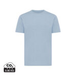 T-shirt bleu clair uni vue de face