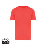 T-shirt rouge uni à manches courtes